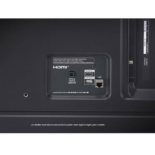 Pantalla  LG NanoCell TV 43 Pulgadas 4K SMART TV con ThinQ AI