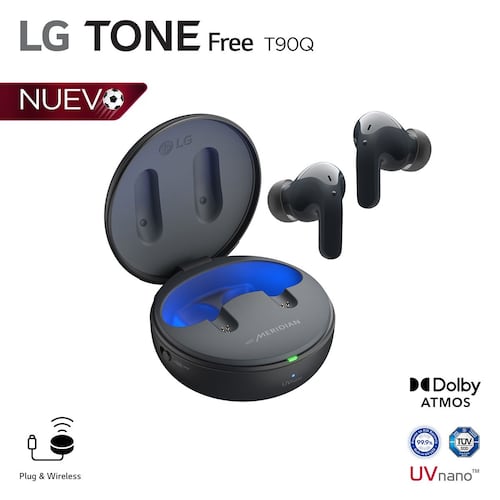 Audífonos LG Tone Free T90 TWS negro