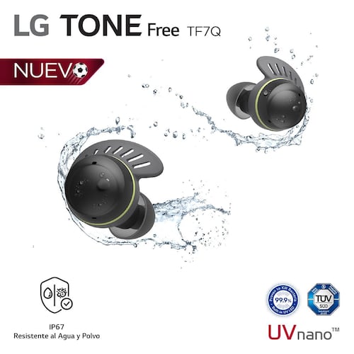 Audífonos LG Tone Free TF7 TWS negro