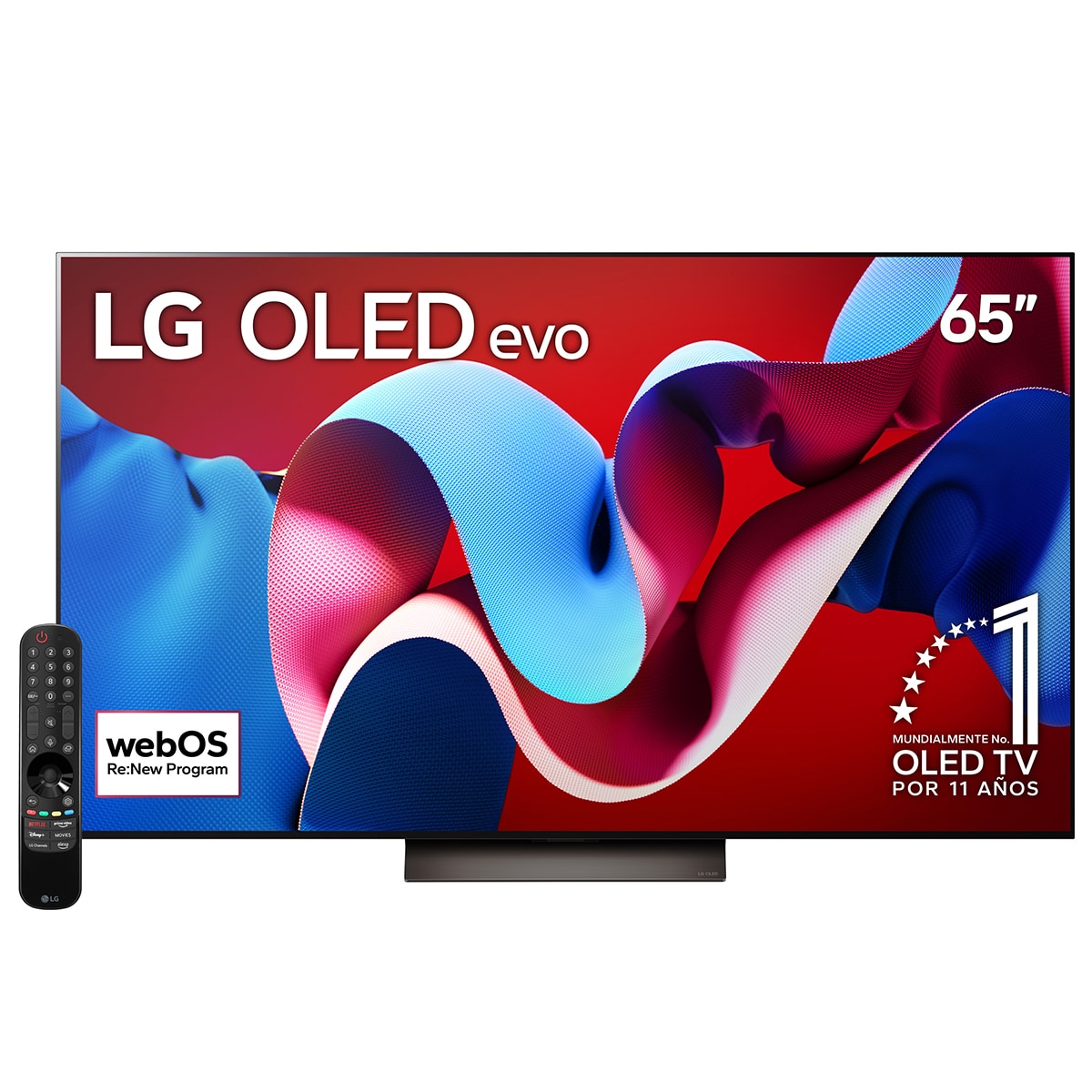 Pantalla LG de 65 Pulgadas 4K ThinQ OLED65C4PSA