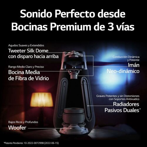 Bocina LG XBOOM 360 X03 beige