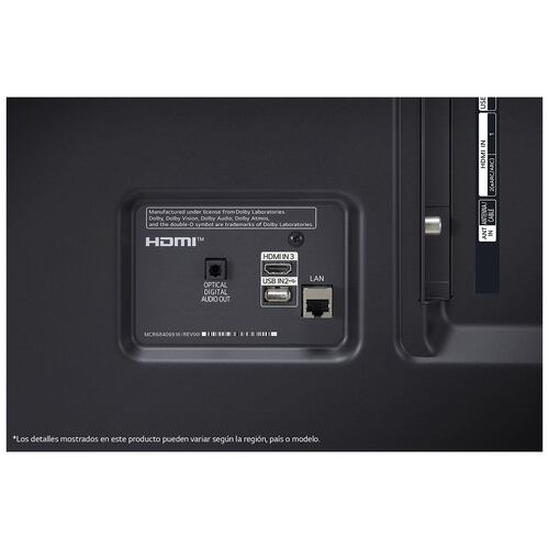 Pantalla LG de 75 Pulgadas 4K UHD 75UR7800PSB- Artículo de regalo en la compra de este producto: Horno de Microondas LG NeoChef EAN: 8806098562770