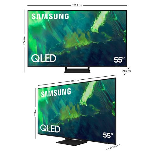 Pantalla QLED Samsung 55 pulgadas 4K Pulgadas