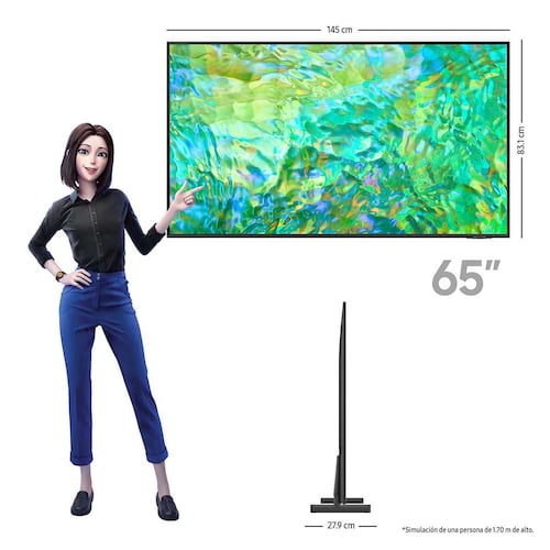 Pantalla Samsung 65 pulgadas 4K UN65CU8000FX