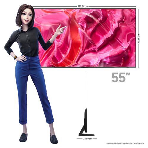 Pantalla Samsung 55 pulgadas OLED QN55S90CAF