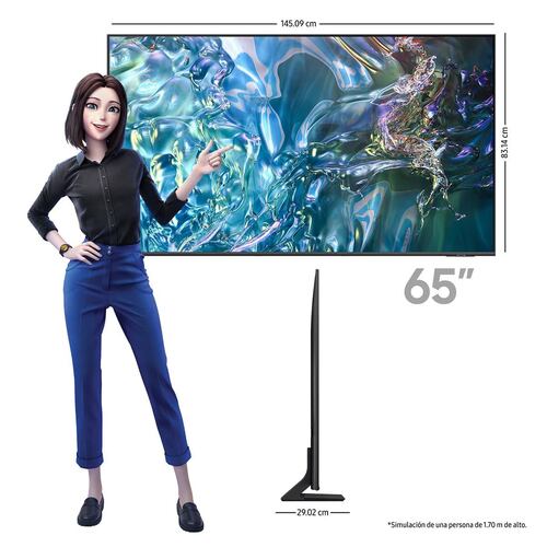 Pantalla Samsung de 65 Pulgadas QLED QN65Q65DAF