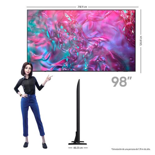 Pantalla Samsung de 98 Pulgadas 4K UN98DU9000FXZX