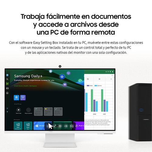 Monitor Samsung 32 Pulgadas LS32DM801ULXZX
