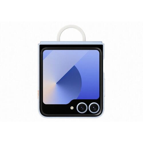 Funda Samsung Transparente con Anillo para Galaxy Flip 6