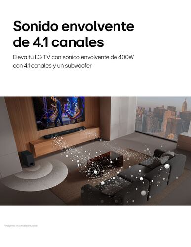 Barra de Sonido LG S40T