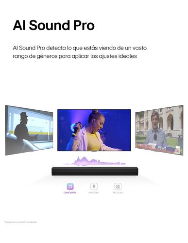 Barra de Sonido LG S40T