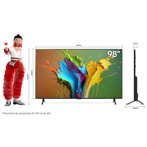 Pantalla LG 98 Pulgadas 4K ThinQ 98QNED89TSA