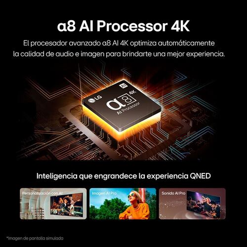 Pantalla LG 98 Pulgadas 4K ThinQ 98QNED89TSA