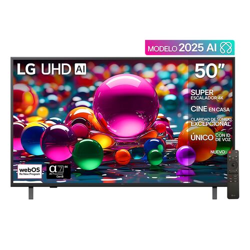 Pantalla LG de 50 Pulgadas 4K 50ua8050psa