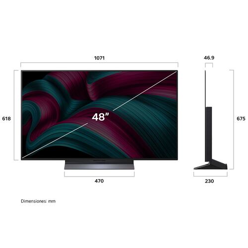 Pantalla Evo LG de 48 Pulgadas 4K Oled48c5psa