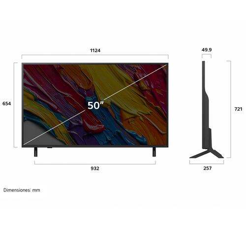 Pantalla LG de 50 Pulgadas 50qned82asg 4k Ai