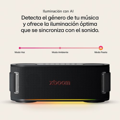 LG XBoom Bounce By Will.I.Am Bocina Bluetooth Portátil 30hrs de Batería IP67