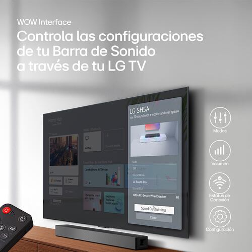Barra de Sonido LG 4.1 Sh5a