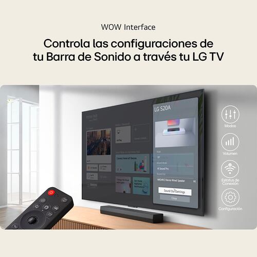 Barra de Sonido LG 2.0 S20a