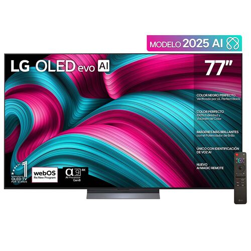 Pantalla Evo LG de 77 Pulgadas 4K Oled77c5psa