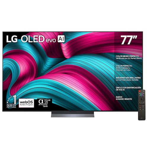 Pantalla Evo LG de 77 Pulgadas 4K Oled77c5psa