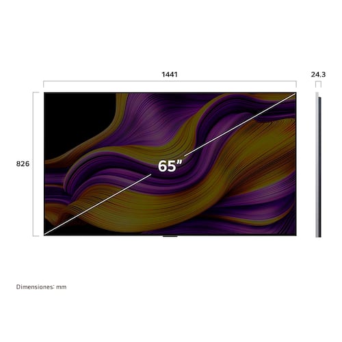 Pantalla Evo LG de 65 Pulgadas 4K Oled65g5psa