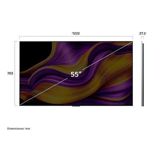 Pantalla Evo LG de 55 Pulgadas 4K Oled55g5psa