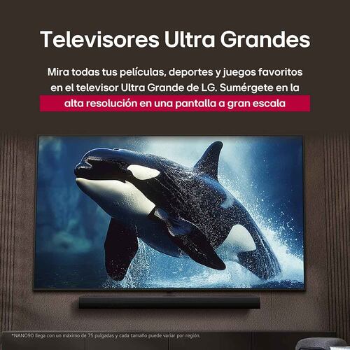 Pantalla LG de 65 Pulgadas 4K 65nano80asa