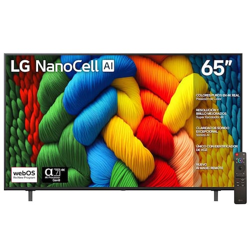 Pantalla LG de 65 Pulgadas 4K 65nano80asa