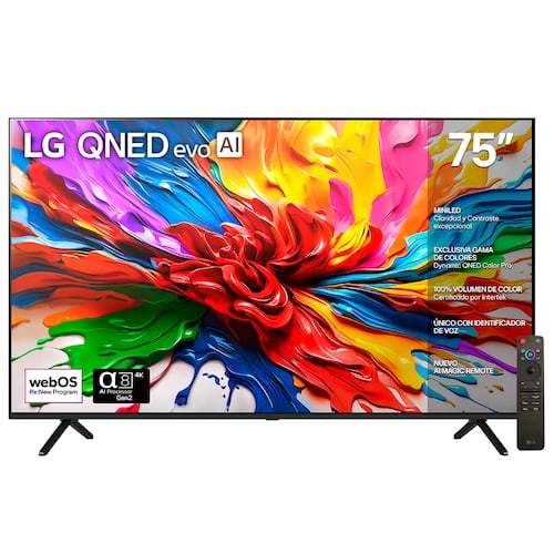Pantalla LG de 75 Pulgadas 75qned92asa 4k Ai