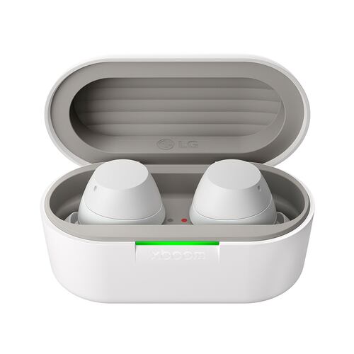 LG xboom Buds by will.i.am Audífonos Bluetooth Cancelación de Ruido Avanzada Color Blanco
