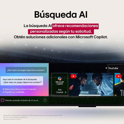 Pantalla LG de 75 Pulgadas 4K 75ua8050psa