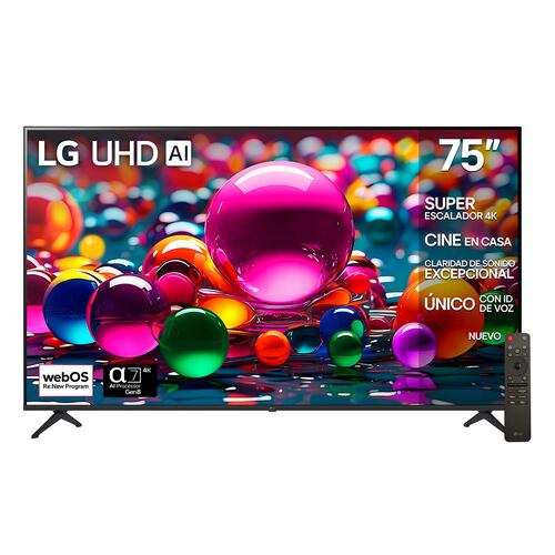 Pantalla LG de 75 Pulgadas 4K 75ua8050psa