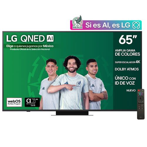 Pantalla LG de 65 Pulgadas 65qned83asg 4k Ai