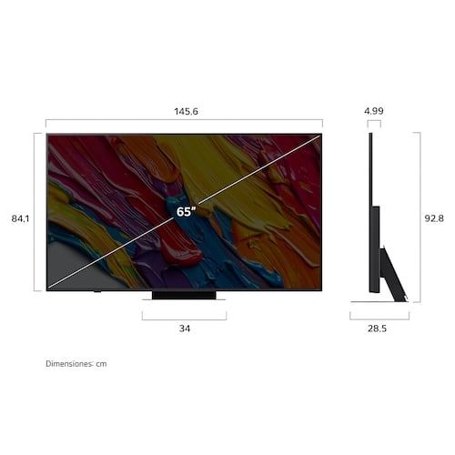 Pantalla LG de 65 Pulgadas 65qned83asg 4k Ai
