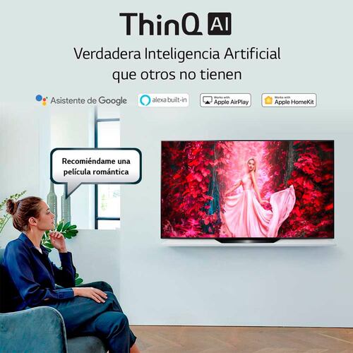 Pantalla LG OLED TV AI ThinQ 4K 55" OLED55BXPUA