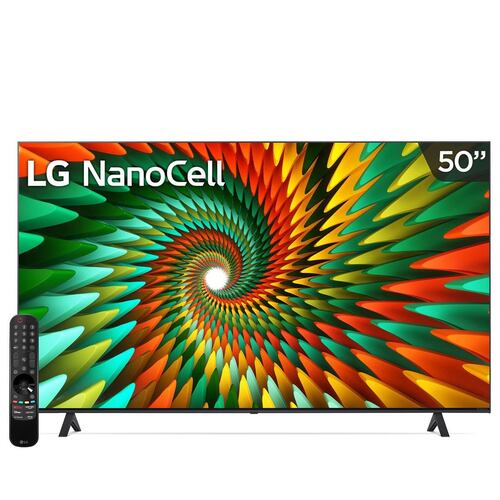 LG NanoCell 50'' NANO80 4K Smart TV con ThinQ AI (Inteligencia Artificial),  4K Procesador Inteligente α5 generación 5