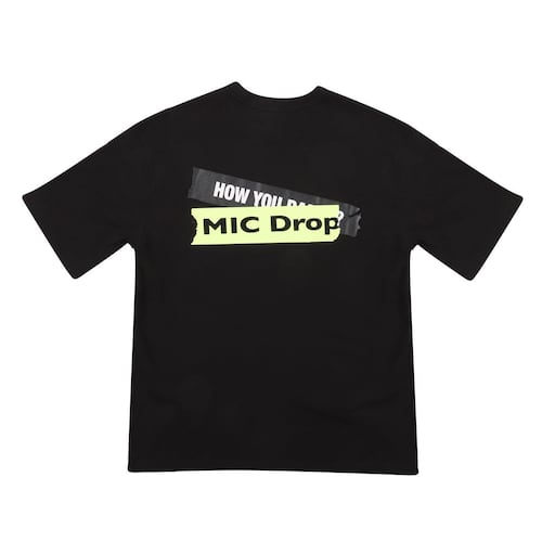 Camiseta BTS mic drop 001 extra grande / BTS micdrop tee 001 XL
