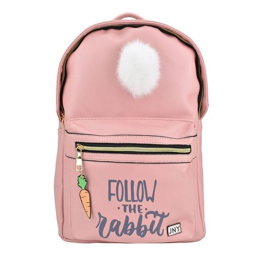 Back Pack Conejo Con Estuche JNY Rosa A01196