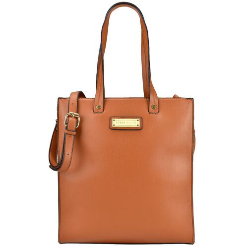 Bolso tote Perry Ellis camel a01600