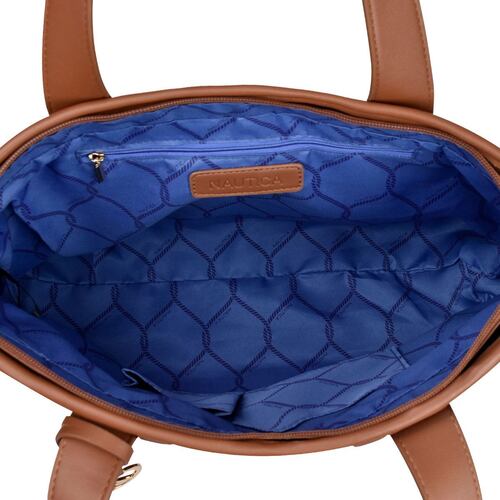 Bolsa tote NÁUTICA camel a06580
