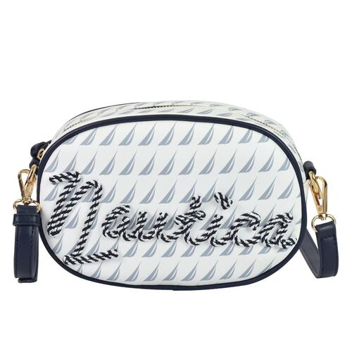 Bolsa crossbody Náutica print blanco a06602