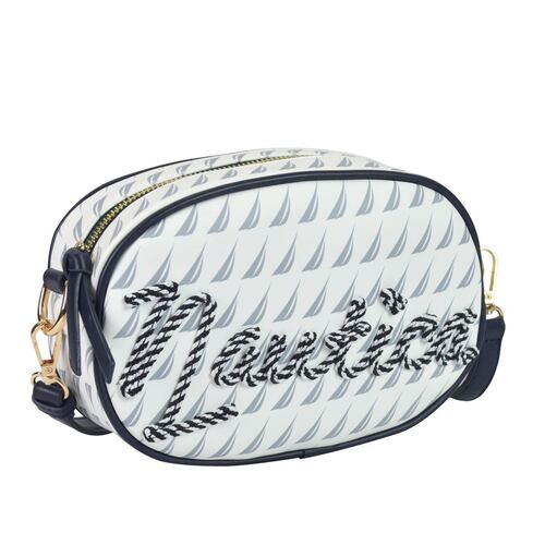 Bolsa crossbody Náutica print blanco a06602
