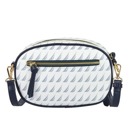 Bolsa crossbody Náutica print blanco a06602