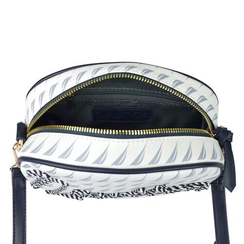 Bolsa crossbody Náutica print blanco a06602