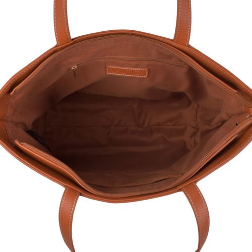 Bolsa tote Náutica con mascada camel a06838