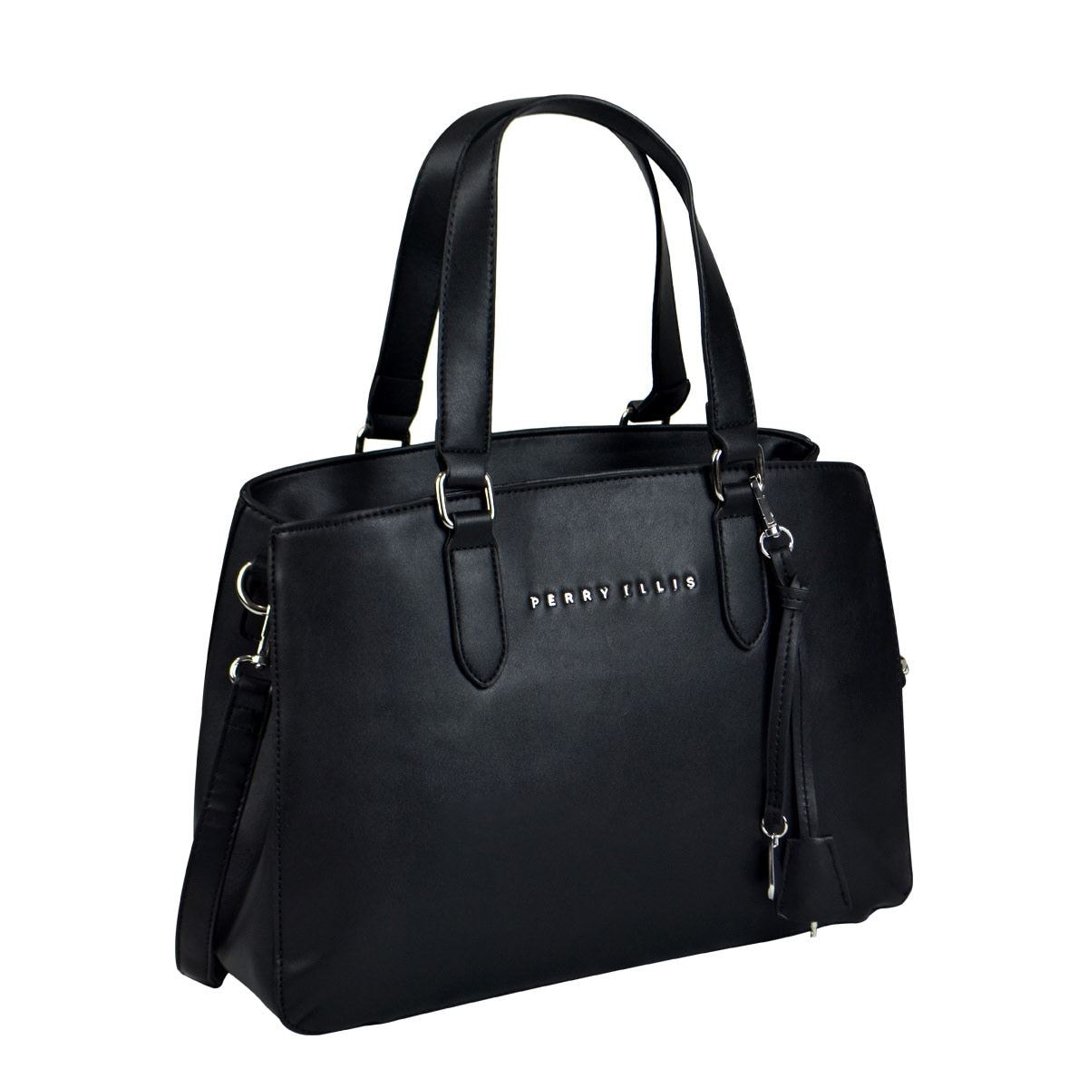 Bolsa estilo Shoulder color Negro marca Perry Ellis modelo A07462