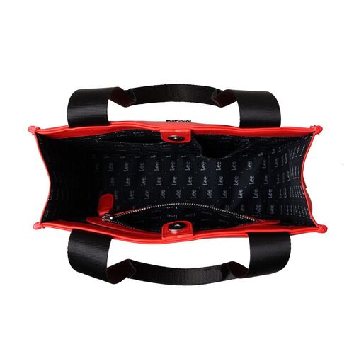 Bolsa estilo Mini Tote marca Lee color rojo modelo A07694