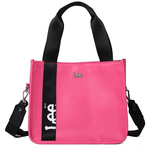 Bolsa estilo Mini Tote marca Lee color rosa modelo A07695