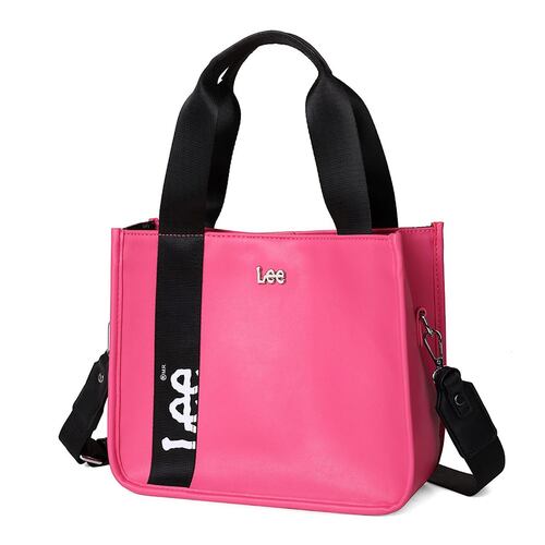 Bolsa estilo Mini Tote marca Lee color rosa modelo A07695